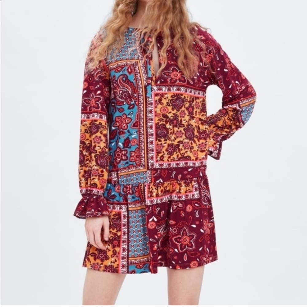Zara Bohemian Mini Dress...Size M